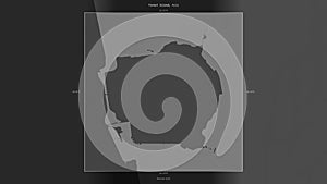 Tarout Island, Saudi Arabia, highlighted and labelled. Bilevel photo