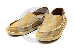 Tarpaulin new moccasins photo