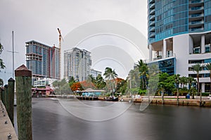 Tarpon River Fort Lauderdale FL USA long exposure to blur water