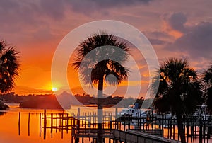 Tarpon Springs Florida Sunset
