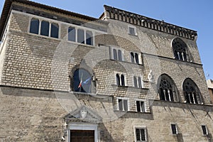 Tarquinia, Italy: historic palace