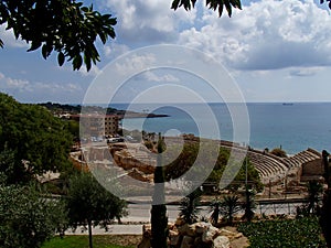 Tarragona Amphitheatre - View over sea