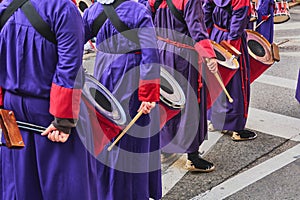 Tarragona, Spain - April 26, 2024: Rhythm and tradition in the street