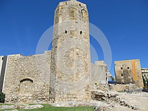 Tarragona, Spain. View of tower part of the Roman Circus of Tarraco Circo romano de Tarraco photo