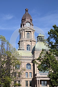 Tarrant County Courthouse in city Fort Worth