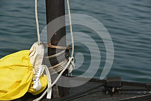 Tarred Sailboat Mast