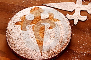 Tarta de Santiago - Almond Cake photo