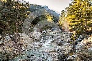 Tartagine river in Balagne region of Corsica