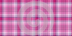 Tartan check plaid texture seamless pattern in pink, blue, white Modern print in barbie ken style for fashion, home