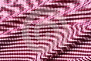 Tartan fabric texture, close up on fabric pattern background