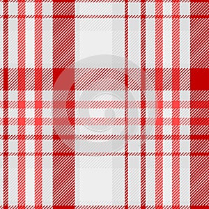 Tartan Pattern in Red and White . Texture for plaid, tablecloths, clothes, shirts, dresses, paper, bedding, blankets, quilts and