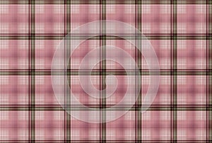 Tartan Pink pattern - Plaid Clothing Table