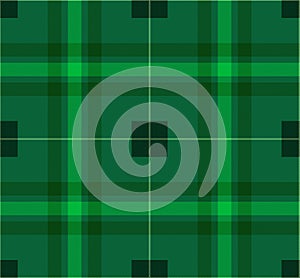 Tartan plaid black white red line fabric texture green background seamless pattern ,Scottish cage,New year Christmas Decoration ,