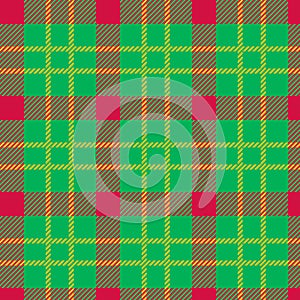 Tartan and plaid pattern in color, pixel perfect design