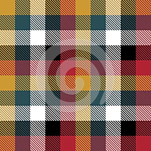 Tartan Plaid Scottish Seamless Pattern Background