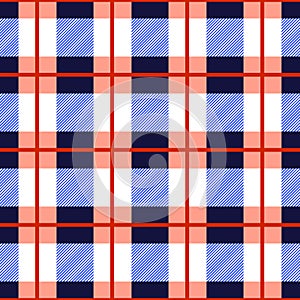 Tartan plaid seamless pattern. Checkered tartan vector background.
