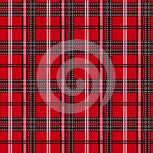 Tartan, plaid Seamless pattern. Wallpaper,wrapping paper,textile.Retro style. Fashion illustration, vector, background