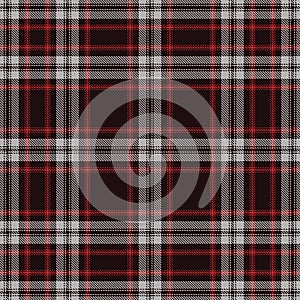 Tartan red and black seamless pattern