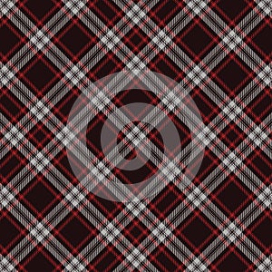 Tartan red and black seamless pattern