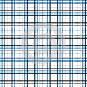 Tartan seamless blue and white pattern.Texture for plaid, tablecloths, clothes, shirts, dresses, paper, bedding, blankets, quilts