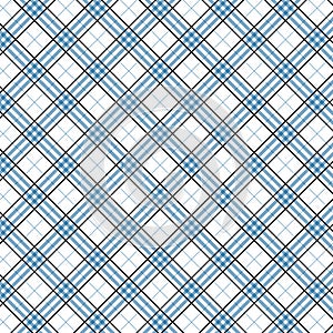 Tartan seamless blue and white pattern.Texture for plaid, tablecloths, clothes, shirts, dresses, paper, bedding, blankets, quilts