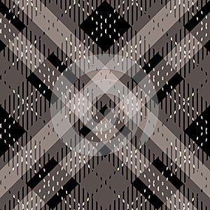 Tartan Seamless Pattern Background. Red, Black, Gray and White Plaid, Tartan Flannel Shirt Patterns. Trendy Tiles Vector