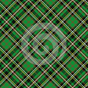 Tartan seamless pattern,diagonal background.Green