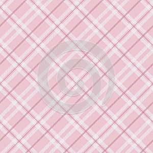 Tartan seamless pattern, white, pink, pastel, Patterns 17 2 2023