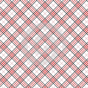 Tartan seamless red and white pattern.Texture for plaid, tablecloths, clothes, shirts, dresses, paper, bedding, blankets, quilts