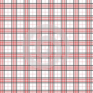 Tartan seamless red and white pattern.Texture for plaid, tablecloths, clothes, shirts, dresses, paper, bedding, blankets, quilts