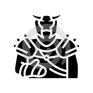 tartarus greek god ancient glyph icon vector illustration