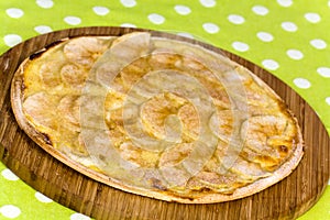 Tarte Flambe ,Crepe, with Apple Filling photo