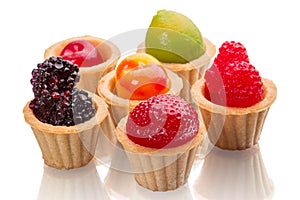 Tartlets with fruit jelly