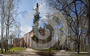 Tartu Cathedral and the park on Toome Hill.