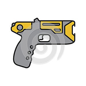 Taser color icon