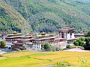 Tashichho Dzong, Thimphu, Bhutan photo