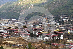 Tashichho Dzong in Thimphu