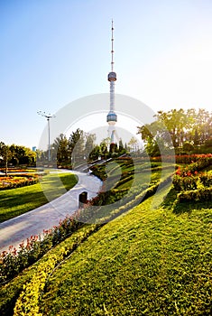 Tashkent Television TV Tower in Uzbekistan