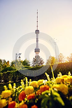 Tashkent Television TV Tower in Uzbekistan