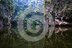 Tasik Cermin or Mirror Lake, Ipoh, Malaysia