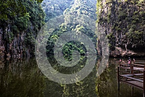 Tasik Cermin or Mirror Lake, Ipoh, Malaysia