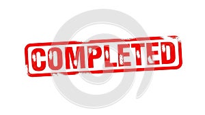 Task completed stamp