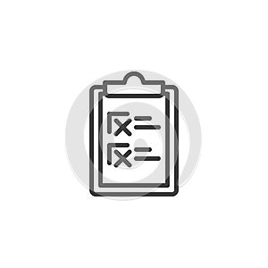 Task List form line icon