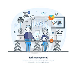 Task management and effective time planning business process