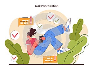 Task prioritization. Effective and competent office worker time