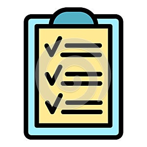 Task schedule event icon vector flat