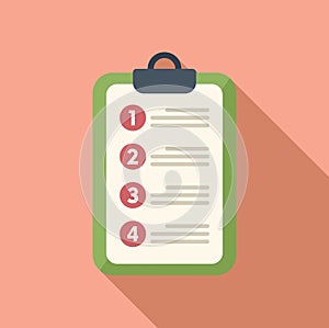 Task support icon flat vector. Office help