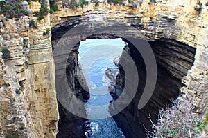 Tasman Arch. Eastern Tasmania, Australia.