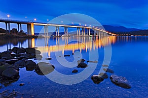 Tasman Bridge Wide Side sunrise photo
