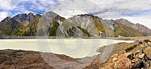 Tasman Glacial Lake, Mt. Cook, NP, New Zealand